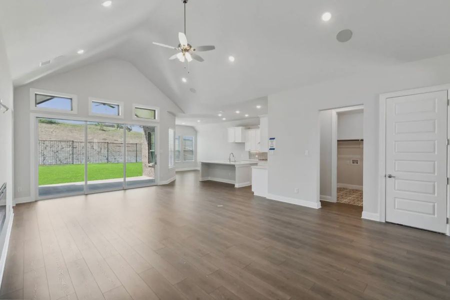 Representative unfurnished interior of a home built from the Fairview by Chesmar Homes in Westside Preserve, Midlothian (Image 7).
