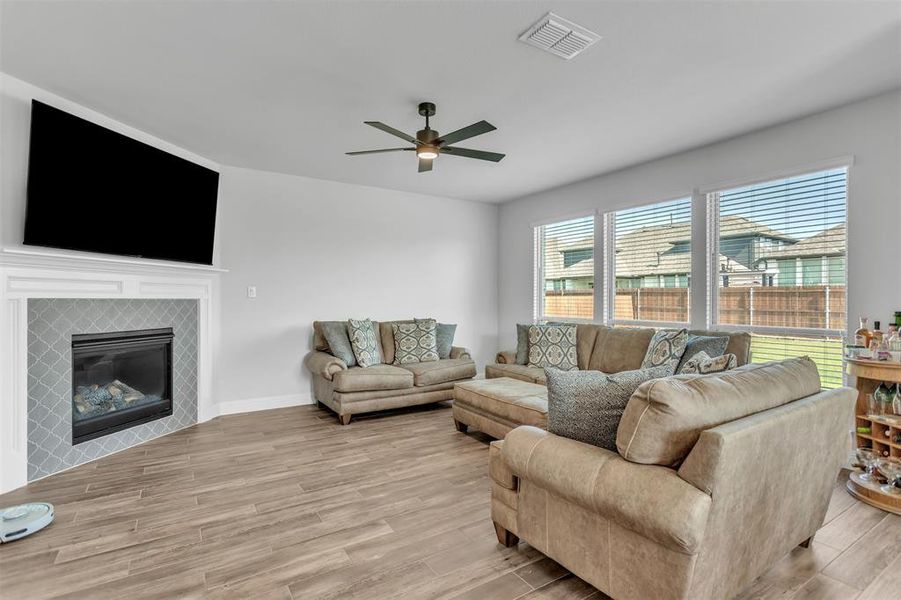 Furnished interior view inside a new home in , Forney (Image 8).