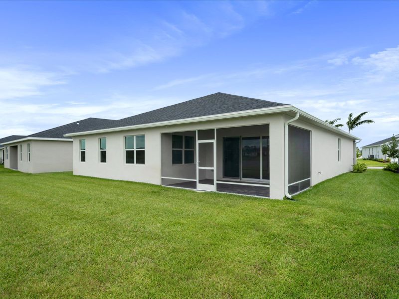 Exterior of the Coral floorplan at 6295 NW Sweetwood Drive in Brystol at Wylder