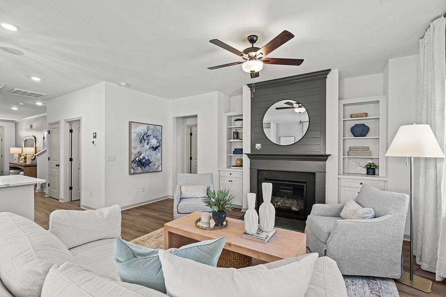 Representative furnished interior of a home built from the Julie II by Great Southern Homes in Peachtree Hills, Lexington (Image 44).