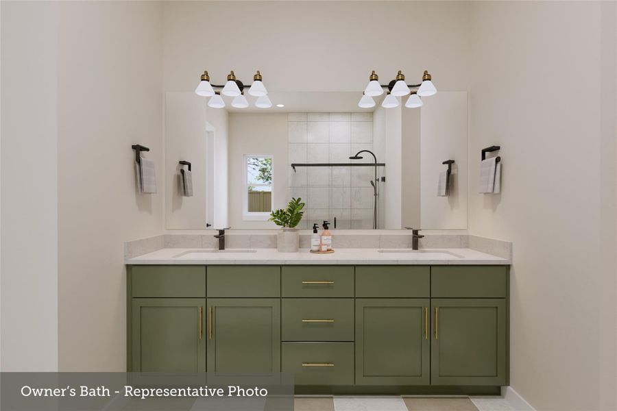 Furnished interior view inside a new home in , Texas City (Image 8).