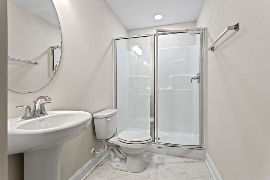 Furnished interior view inside a new home in Tidewater at Lakes of Cane Bay, Summerville (Image 7).