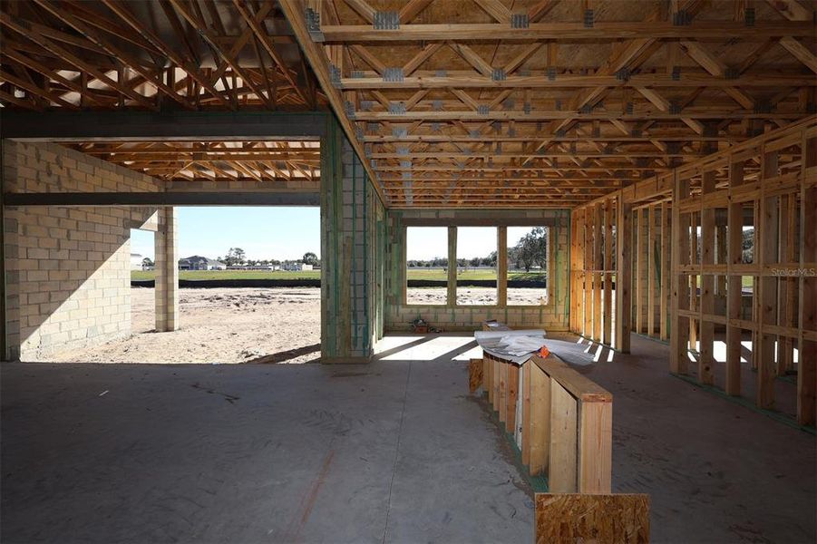 In-progress construction of a new home in Solace at Corner Lake, Orlando, FL (Image 16).