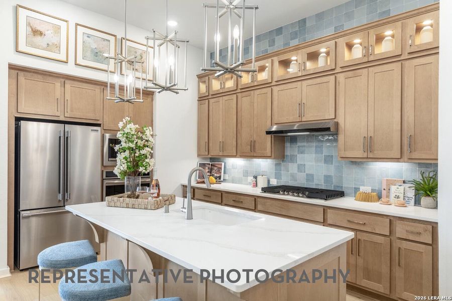 Furnished interior view inside a new home in The Ranches at Creekside, Boerne (Image 6).
