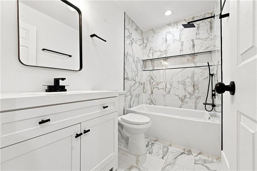 Furnished interior view inside a new home in , Hiram (Image 5).