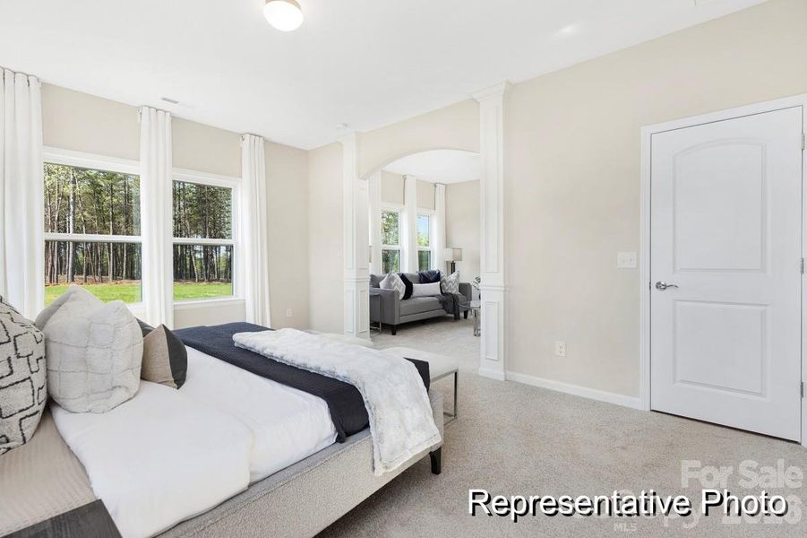 Furnished interior view inside a new home in Huntington Hills, Lincolnton (Image 14).
