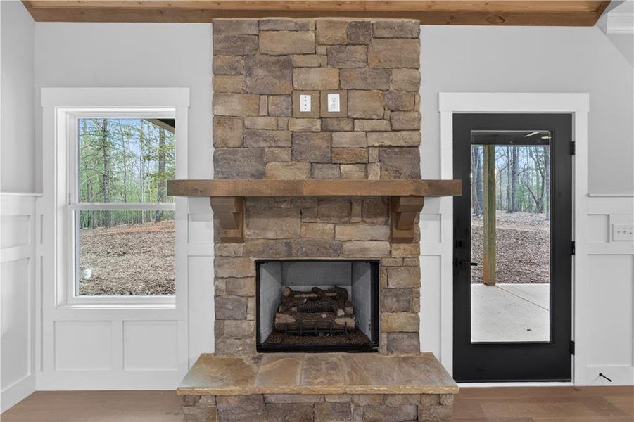 Furnished interior view inside a new home in , Ellijay (Image 6).