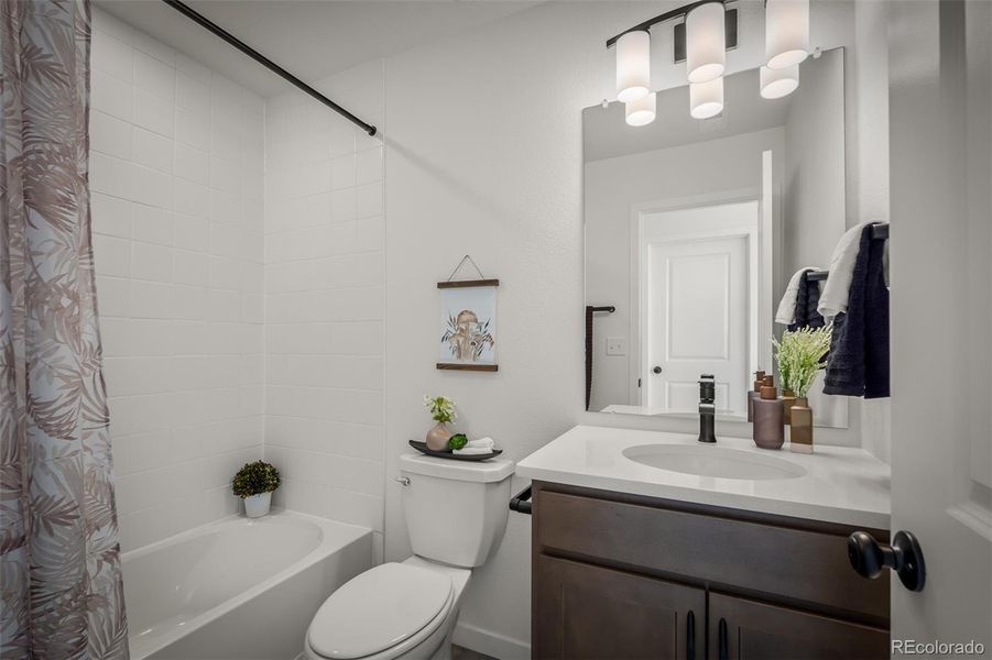 Furnished interior view inside a new home in Revel Crossing at Wolf Ranch – The Ascent Collection, Colorado Springs (Image 4).