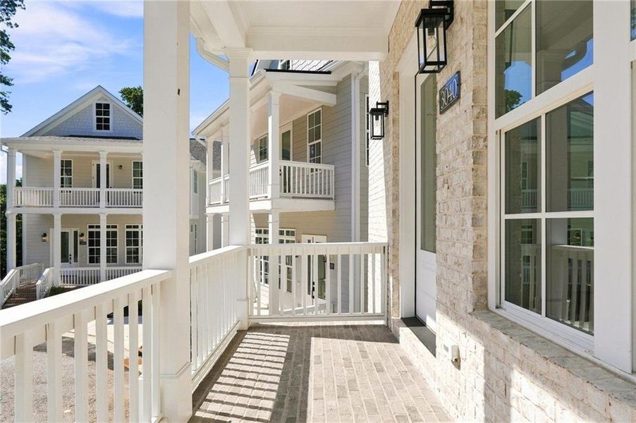 Exterior details and patio area of a home in Parkside Roswell, Roswell (Image 25).