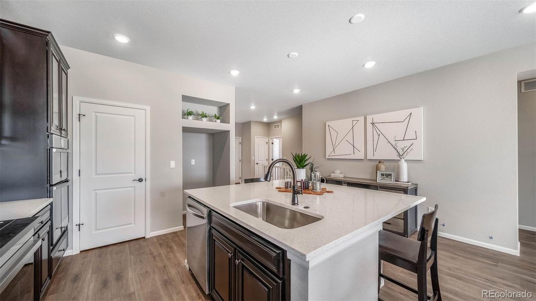 Furnished interior view inside a new home in , Aurora (Image 9).