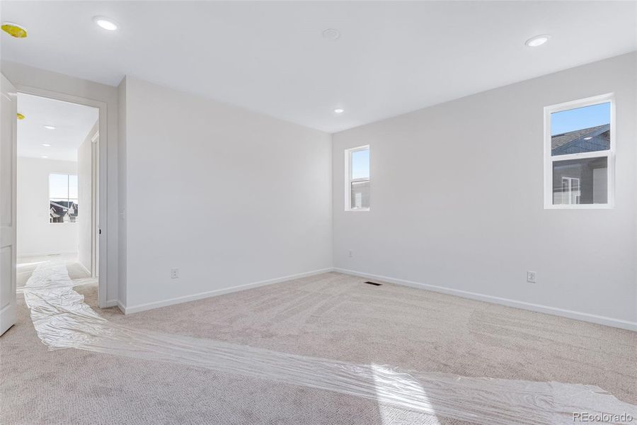 Spacious, unfurnished interior of a new home in Painted Prairie, Aurora (Image 25). Spacious, unfurnished interior of a new home in Painted Prairie, Aurora (Image 25).