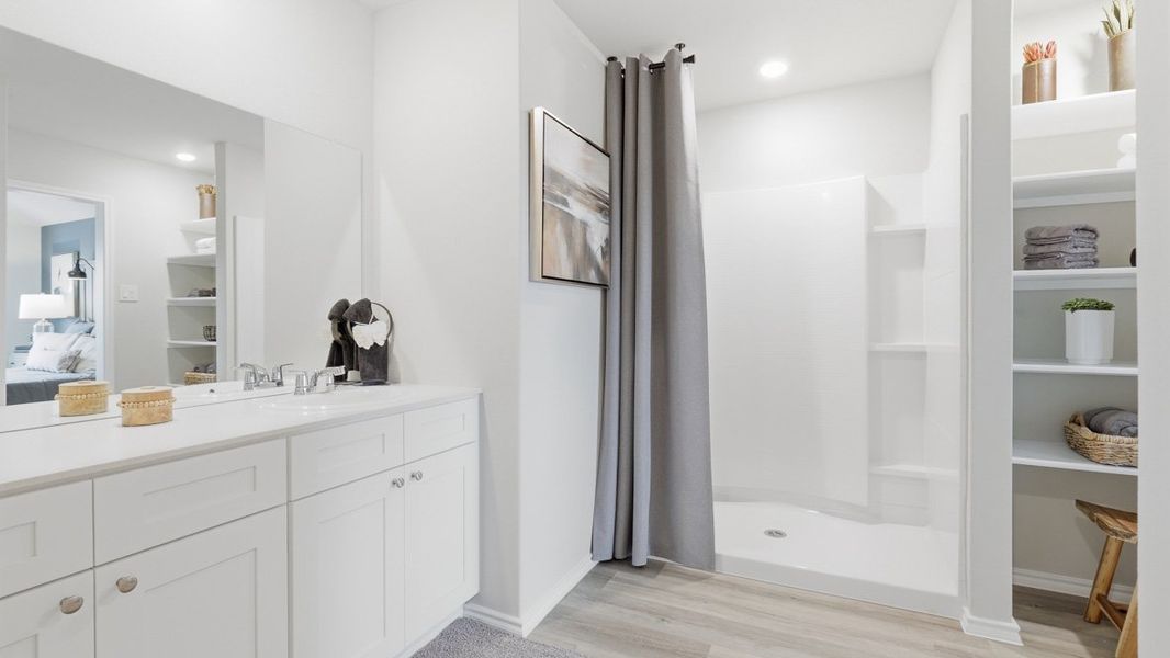 Furnished interior view inside a new home in Townes Landing, Fort Worth (Image 21).