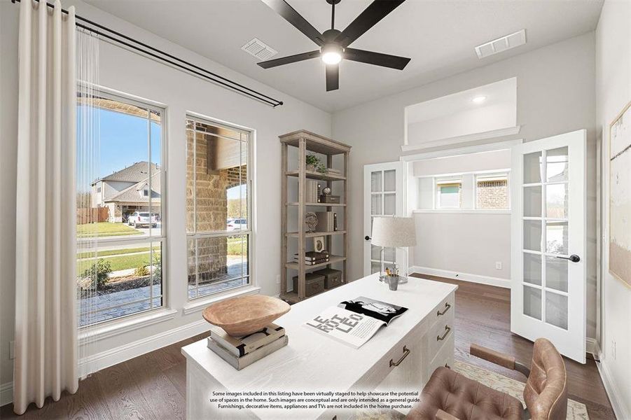 Furnished interior view inside a new home in Sable Creek, Sanger (Image 13).