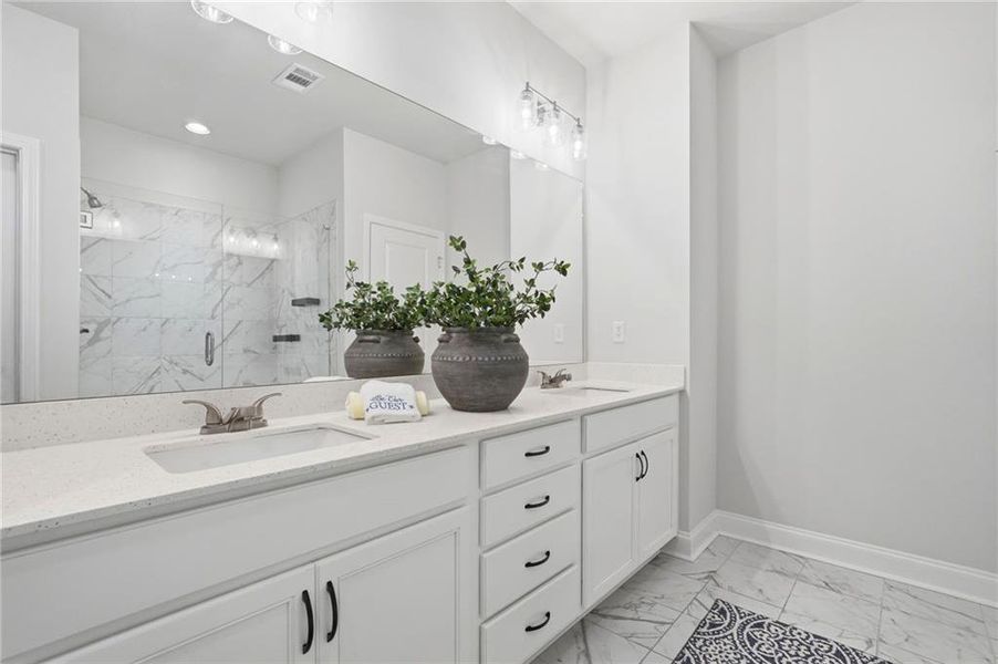 Furnished interior view inside a new home in , Sugar Hill (Image 11).