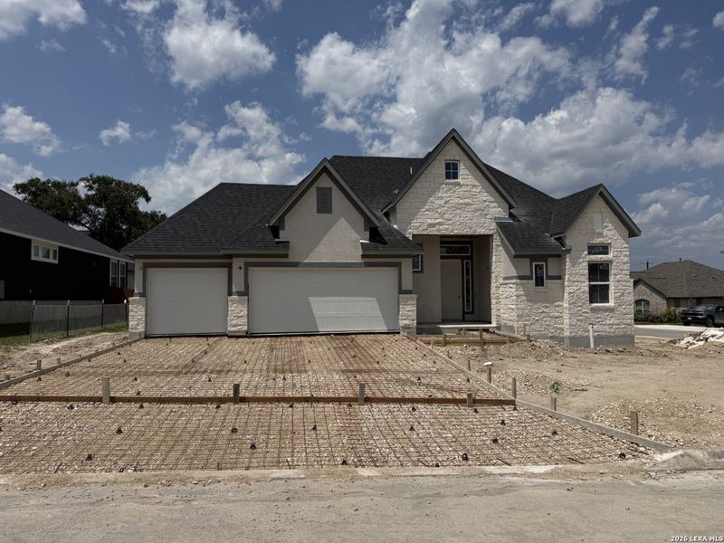 In-progress construction of a new home in The Reserve at Potranco Oaks, Castroville, TX (Image 25).