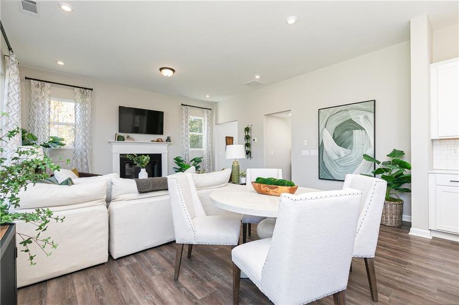 Furnished interior view inside a new home in Annsbury Park, Lilburn (Image 10). Furnished interior view inside a new home in Annsbury Park, Lilburn (Image 10).