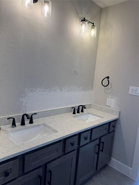 Furnished interior view inside a new home in Retreat at Oak Park, Houston (Image 12).