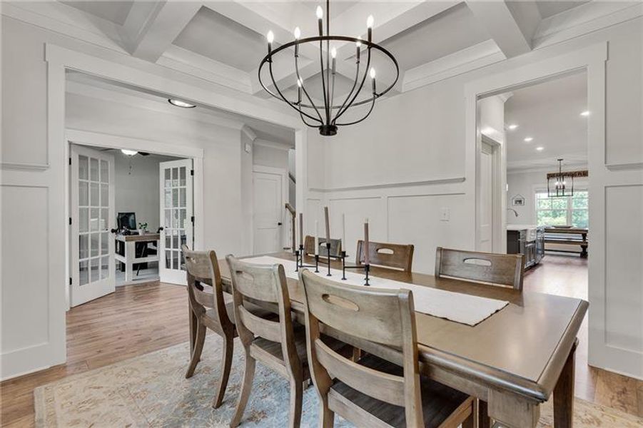 Furnished interior view inside a new home in Alcovy Station, Covington (Image 12).