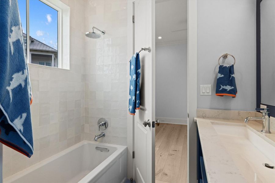 Furnished interior view inside a new home in , Galveston (Image 9). Furnished interior view inside a new home in , Galveston (Image 9).