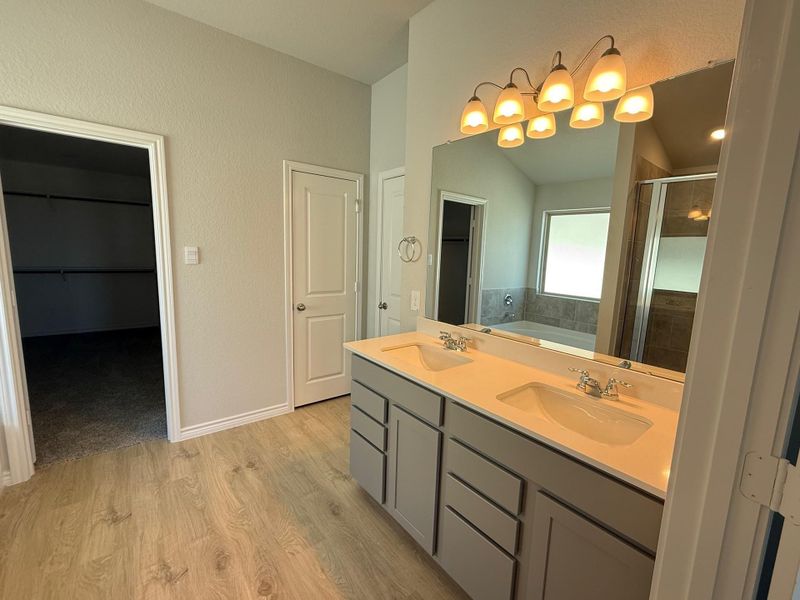Furnished interior view inside a new home in Southern Pointe, College Station (Image 8).