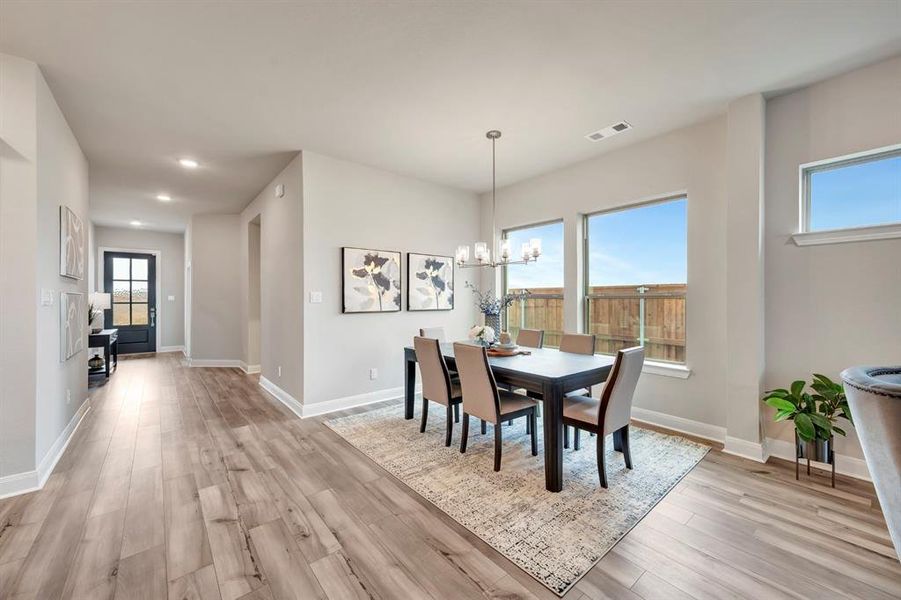 Furnished interior view inside a new home in Talia – Garden Series, Mesquite (Image 12).