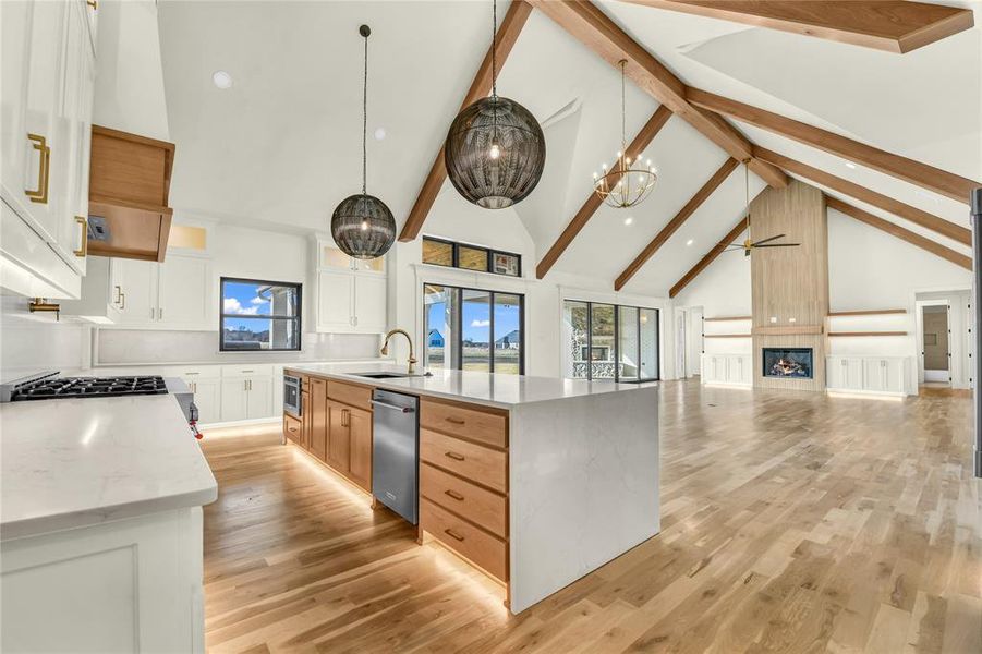 Furnished interior view inside a new home in , Aledo (Image 6).