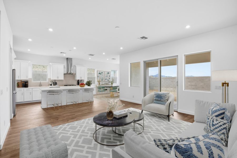 Furnished interior view inside a new home in Sanctuary, Phoenix (Image 6).