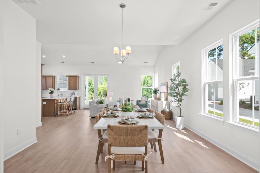 Furnished interior view inside a new home in Downtown Loris Homes, Loris (Image 8).