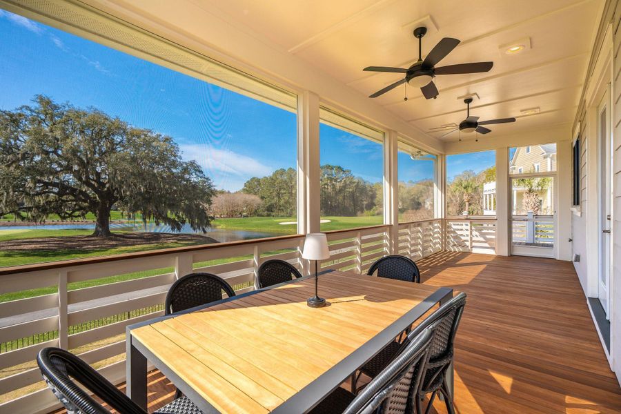Exterior details and patio area of a home in , Johns Island (Image 36). Exterior details and patio area of a home in , Johns Island (Image 36).