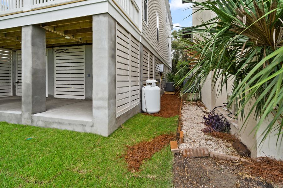 Exterior details and patio area of a home in , Beaufort (Image 20). Exterior details and patio area of a home in , Beaufort (Image 20).