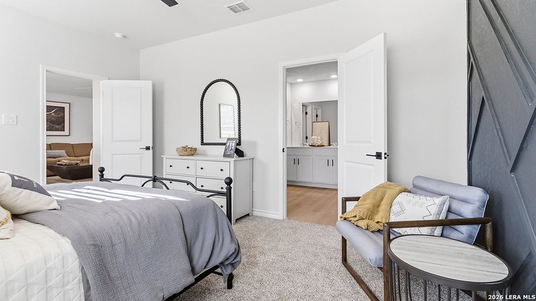 Furnished interior view inside a new home in The Birch at Spencer Ranch, Boerne (Image 16).