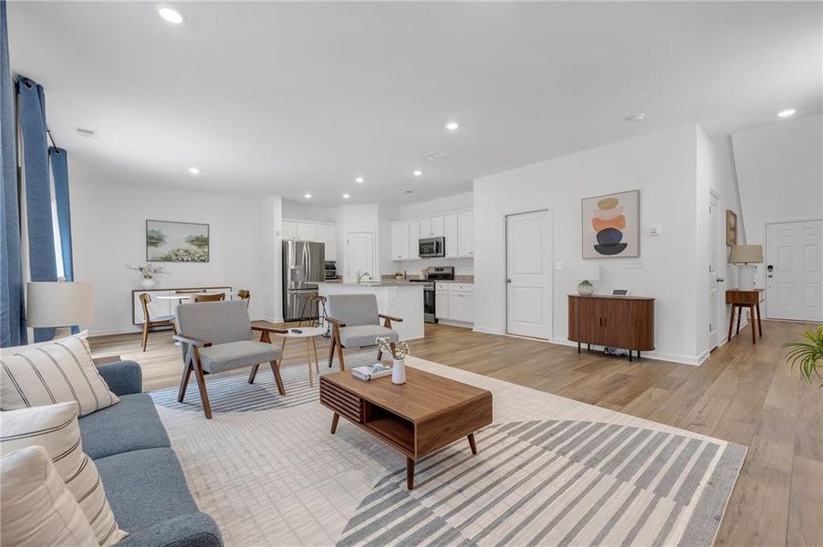 Furnished interior view inside a new home in , Adairsville (Image 7). Furnished interior view inside a new home in , Adairsville (Image 7).