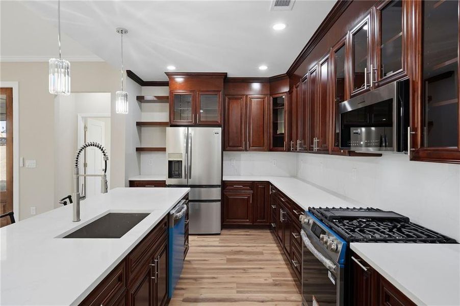 Furnished interior view inside a new home in , Stone Mountain (Image 17).
