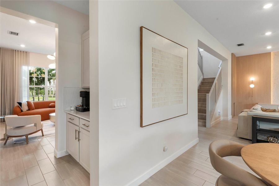 Furnished interior view inside a new home in Arden: The Waterford Collection, Loxahatchee (Image 12).