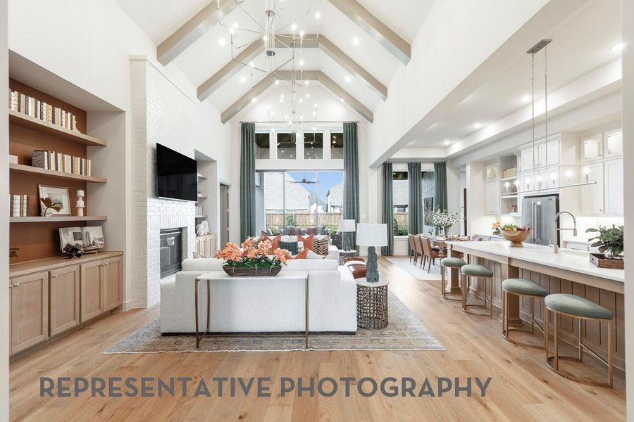 Furnished interior view inside a new home in Kresston, Montgomery (Image 30).
