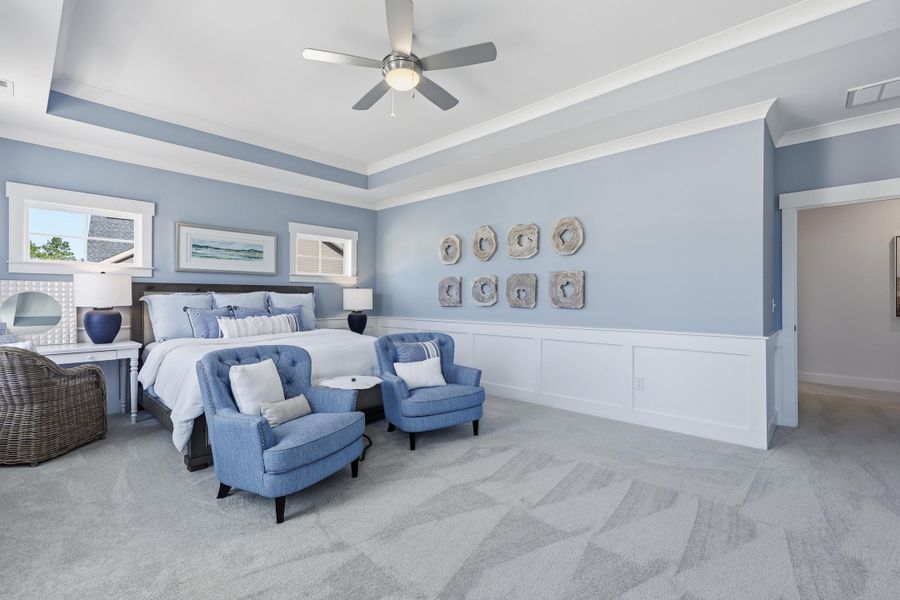 Furnished interior view inside a new home in , Summerville (Image 35).