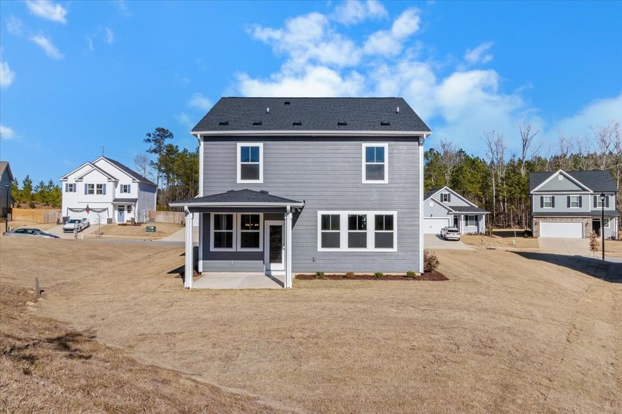 Exterior details and patio area of a home in Tillery Park, Grovetown (Image 20).
