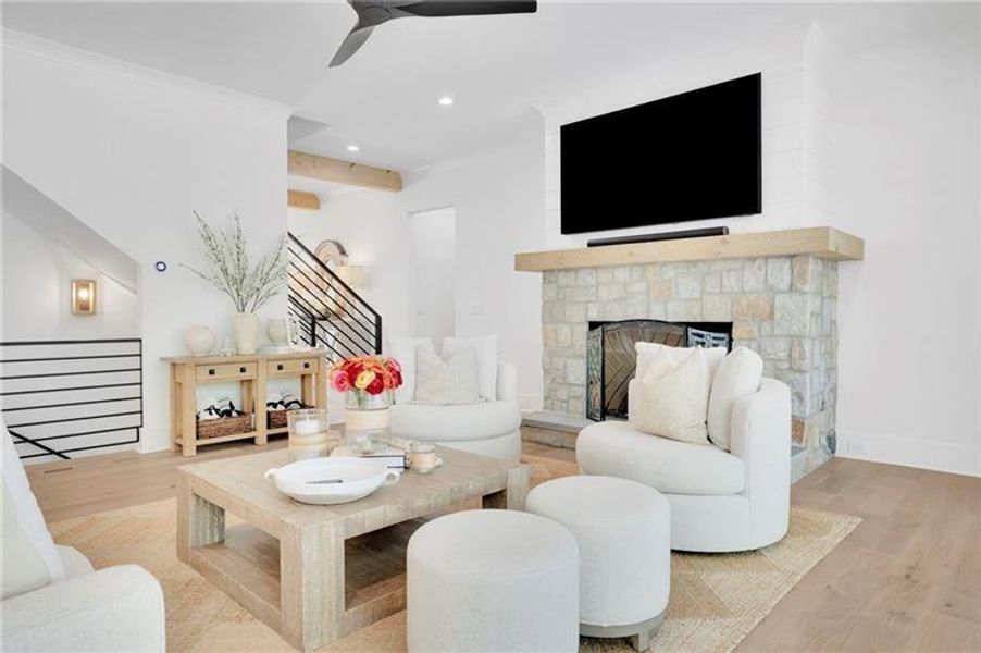 Furnished interior view inside a new home in , Canton (Image 8). Furnished interior view inside a new home in , Canton (Image 8).