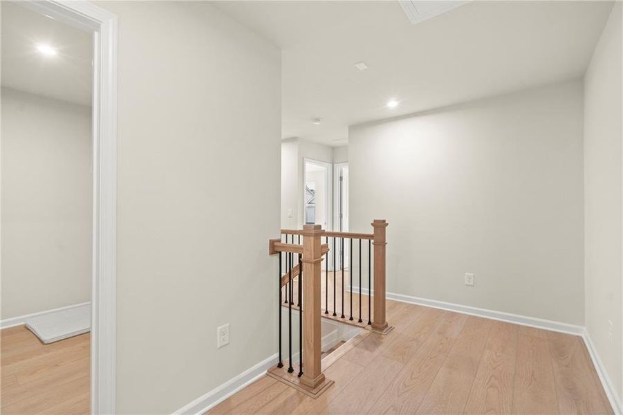 Spacious, unfurnished interior of a new home in The Village at Shallowford, Kennesaw (Image 23).