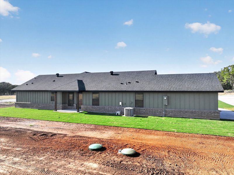 Exterior details and patio area of a home in Taylor Ranch, Springtown (Image 24).