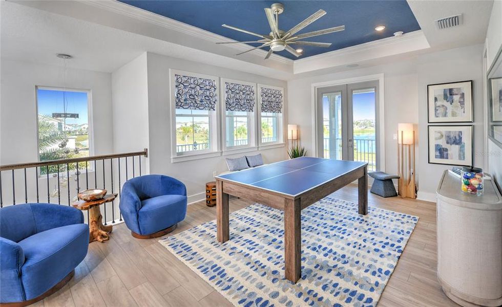 Furnished interior view inside a new home in Laureate Park, Orlando (Image 6).