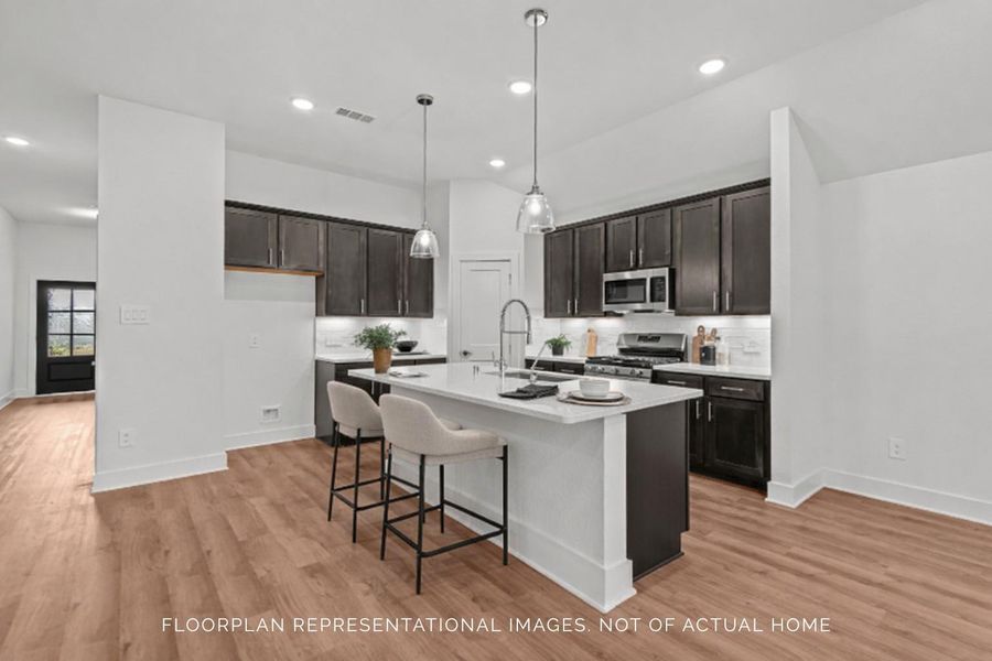Furnished interior view inside a new home in Ambrose, La Marque (Image 6).
