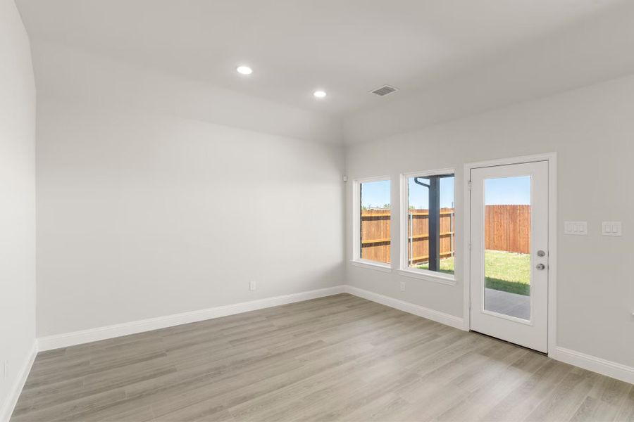 Representative unfurnished interior of a home built from the Liberty by Rockwell Homes in Walden Pond, Forney (Image 28). Representative unfurnished interior of a home built from the Liberty by Rockwell Homes in Walden Pond, Forney (Image 28).
