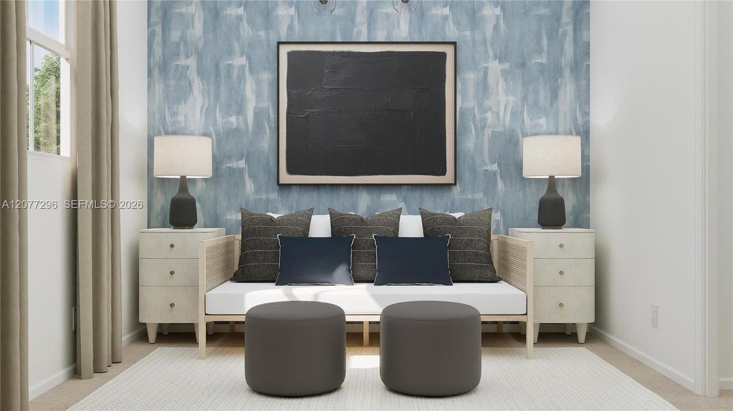Furnished interior view inside a new home in , Florida City (Image 10). Furnished interior view inside a new home in , Florida City (Image 10).