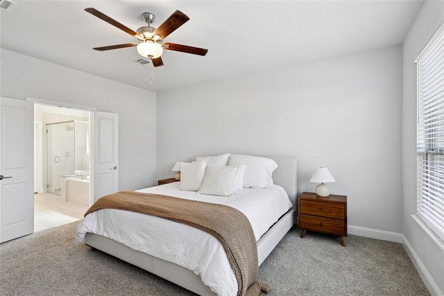Furnished interior view inside a new home in , Oak Point (Image 15).