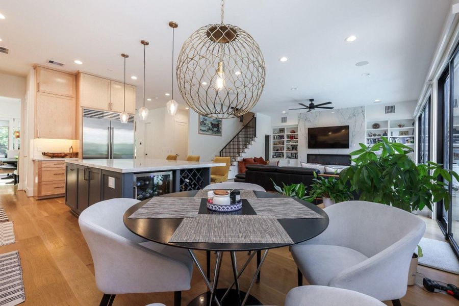 Furnished interior view inside a new home in , Houston (Image 3).