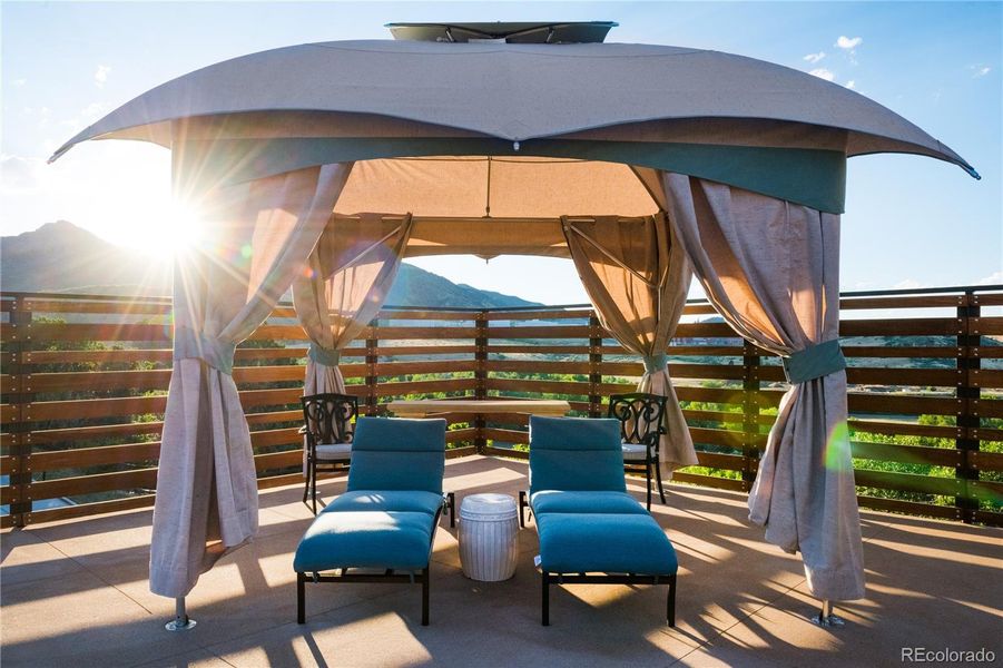 Resort Style Pool with Food and Drink Service