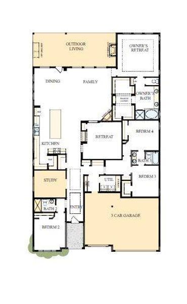 Floorplan – The success of a floorplan is the way you can move through it…You’ll be amazed at how well this home lives…We call it traffic patterns.