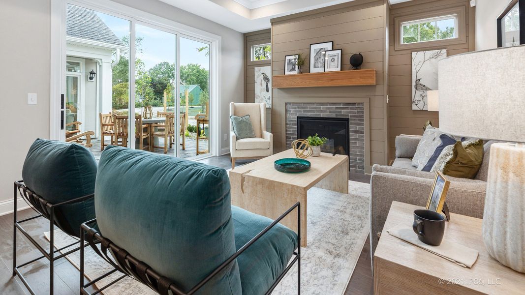 Furnished interior view inside a new home in The Courtyards on Robinson Church, Harrisburg (Image 8).