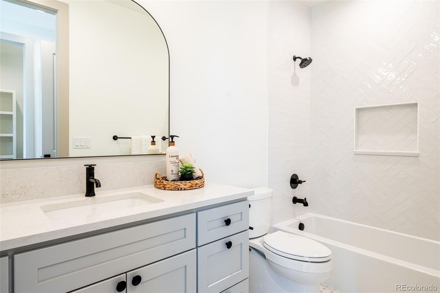 Furnished interior view inside a new home in , Denver (Image 32).